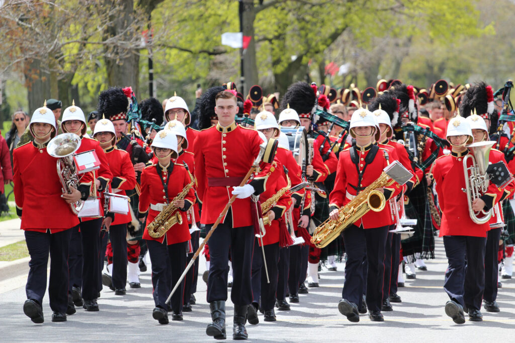 RMC Band Marching At Convocation