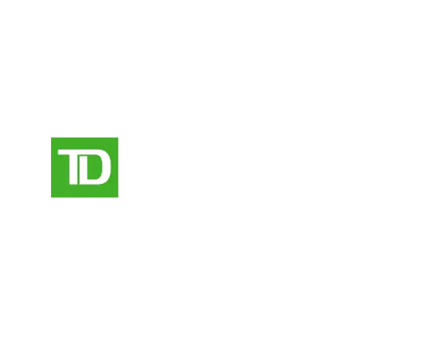 TD Insurance logo with a green square containing white &ldquo;TD&rdquo; on the left, and &ldquo;TD Insurance&rdquo; in light gray text on the right, all on a light gray background.