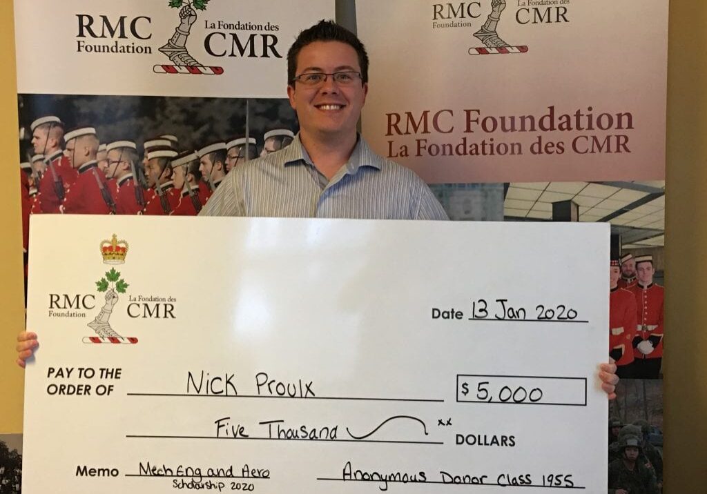 Nick Proulx Anon Donor Scholarship Winner